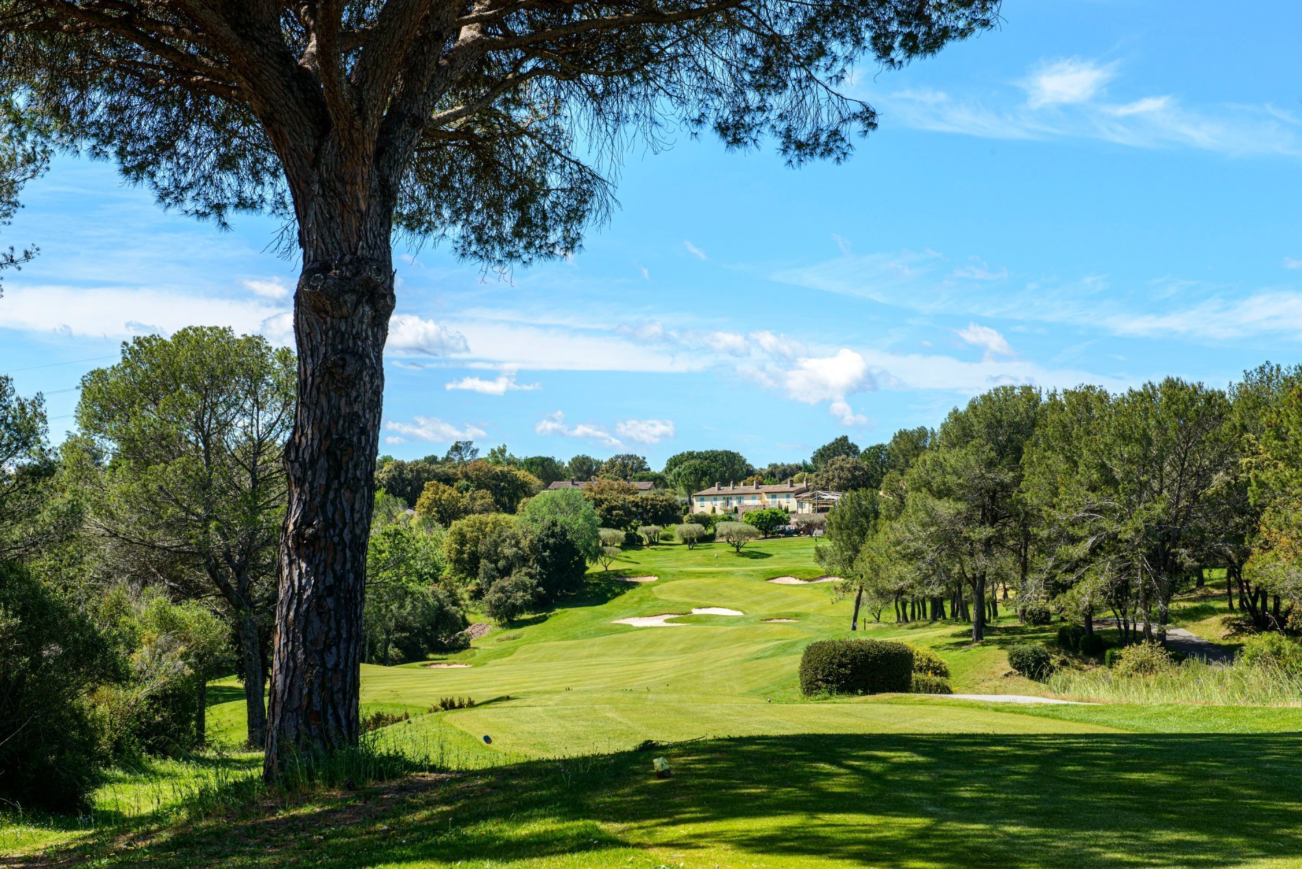 Clubhouse parcours de golf